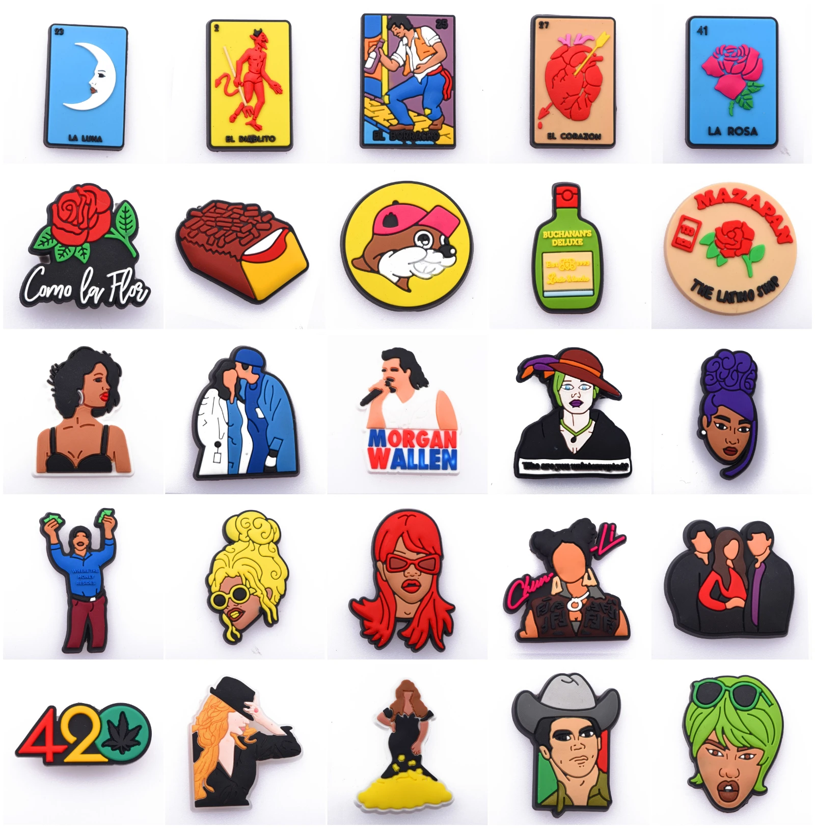 

Подвески известных певцов, Кроксы, Вдохновляющие музыкальные подвески для обуви художника, Подвески для сабо, аксессуары для обуви, подарки...