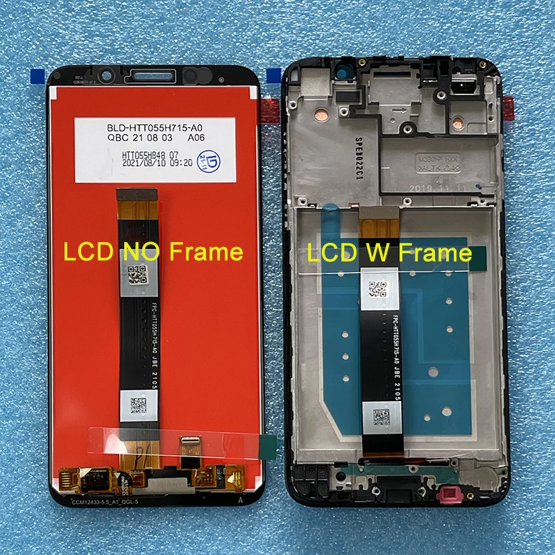 

5.45"Original Axisinterna For Huawei Y5P 2020 DRA-LX9 LCD Display Screen Frame Touch Panel Digitizer For Huawei Honor 9S DUA-LX9