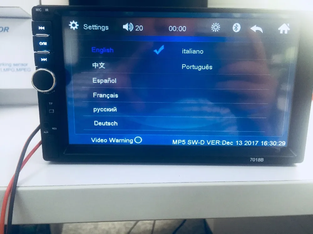 Автомобильная семейная Автомагнитола 2 Din " HD сенсорный Bluetooth общий мультимедийный плеер авторадио MP5 USB аудио стерео с камерой заднего вида
