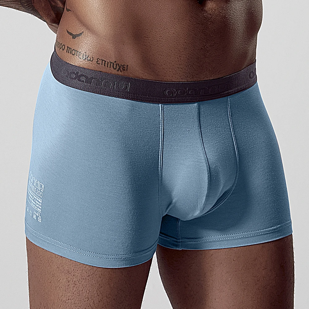 Сексуальное нижнее белье мужские боксеры шорты мягкое модальное Бесшовные