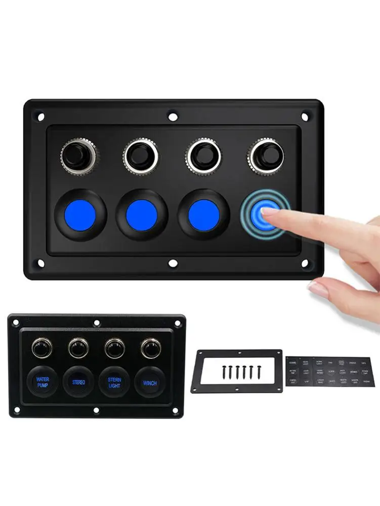 12 В 24 в светодиодный сенсорный экран панель Водонепроницаемая сенсорная