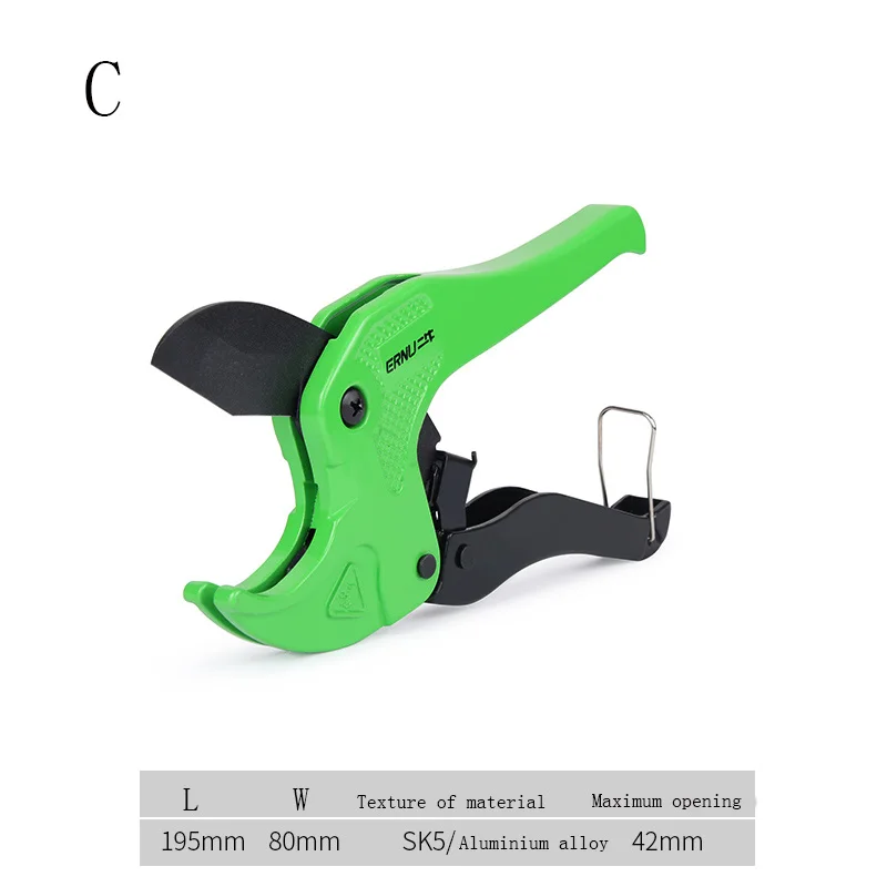 Машина для резки ПВХ труб с максимальным отверстием 42 мм корпус из алюминиевого