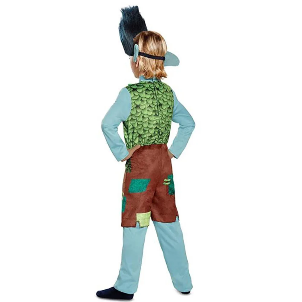 Тролли 2 Poppy Косплей представление на Хэллоуин одежда детская ветка костюм