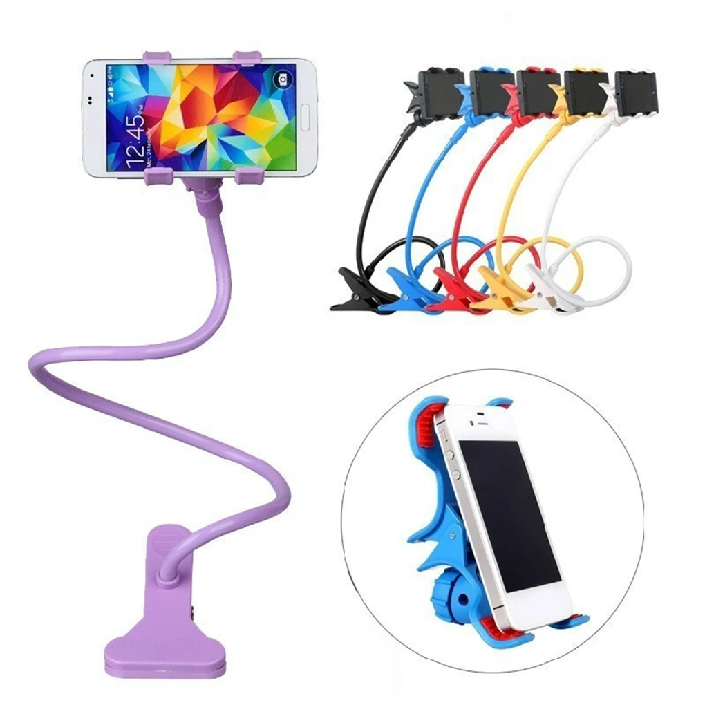 

360 Rotating Flexible Long Arms Mobile Phone Holder Desktop Bed Lazy Bracket Mobile Stand Support for iPhone for Samsung