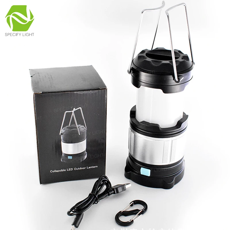 Multi-functional Portable LED Lantern Power Bank Camping Emergecy Light USB Charging 3pcs AA and 2pcs 18650 Battery Supply | Освещение