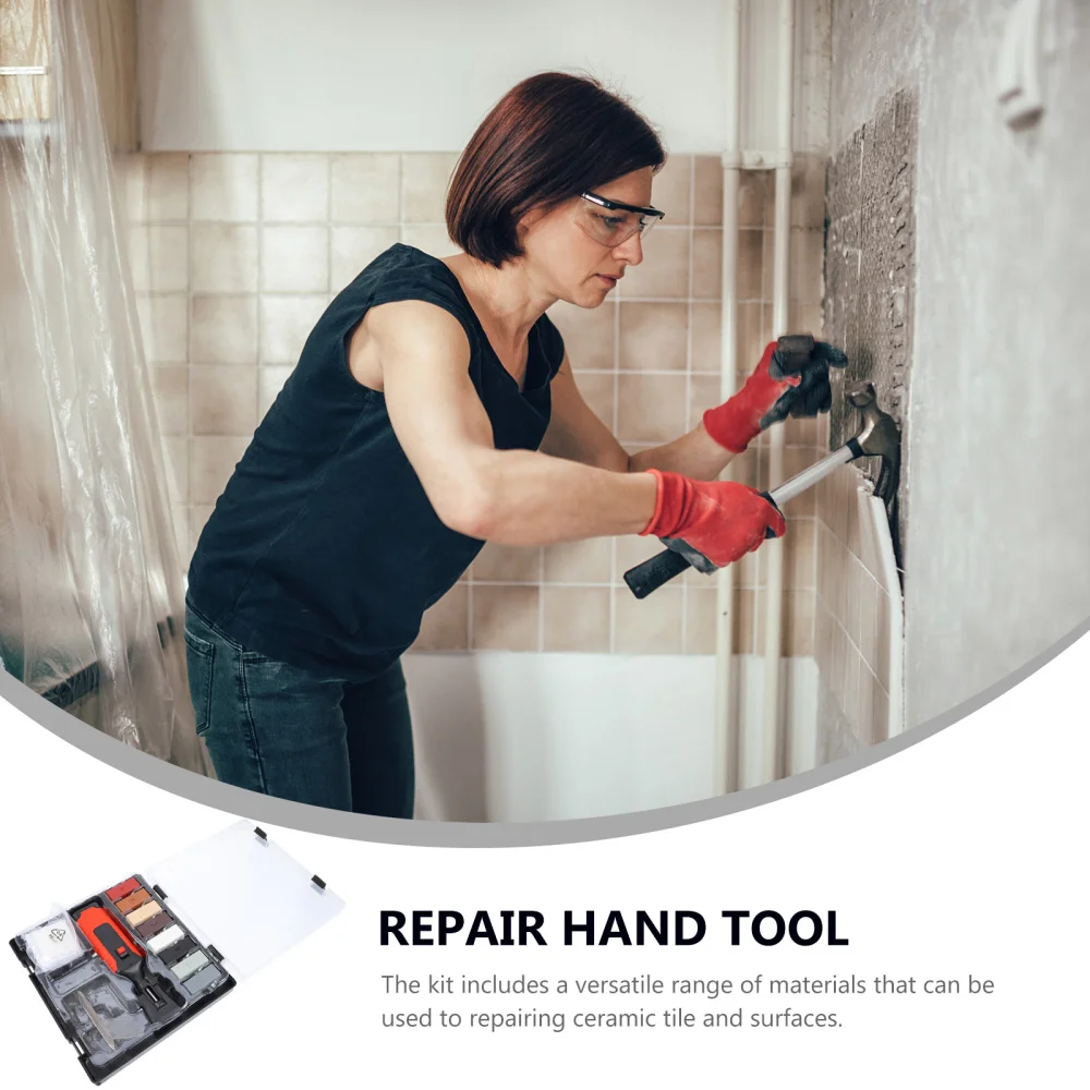 

1 Set Floor Repair Kit Tile Repair Tool Set DIY Repairing Tool without Battery