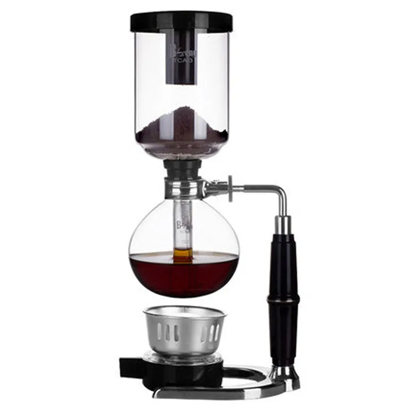 

Syphon coffee maker set, include 2pcs Glass siphon pot, 1pcs alcohol burner, 1pcs stand DAG-ship