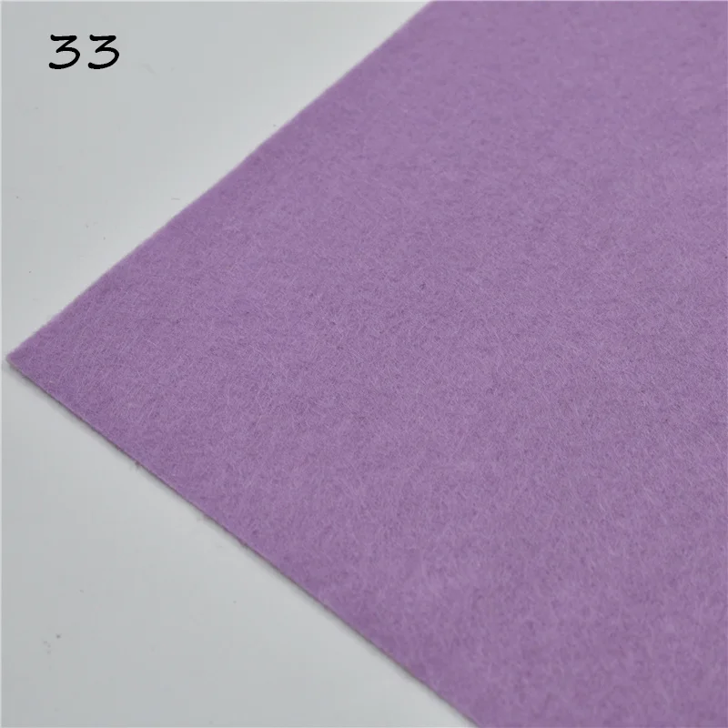 Felt 33 1 шт., ручная работа, фетровые цветы, ручная работа, для кукол, для валяния, шерсть 30/15 см, 60 цветов - Цвет: Felt 33