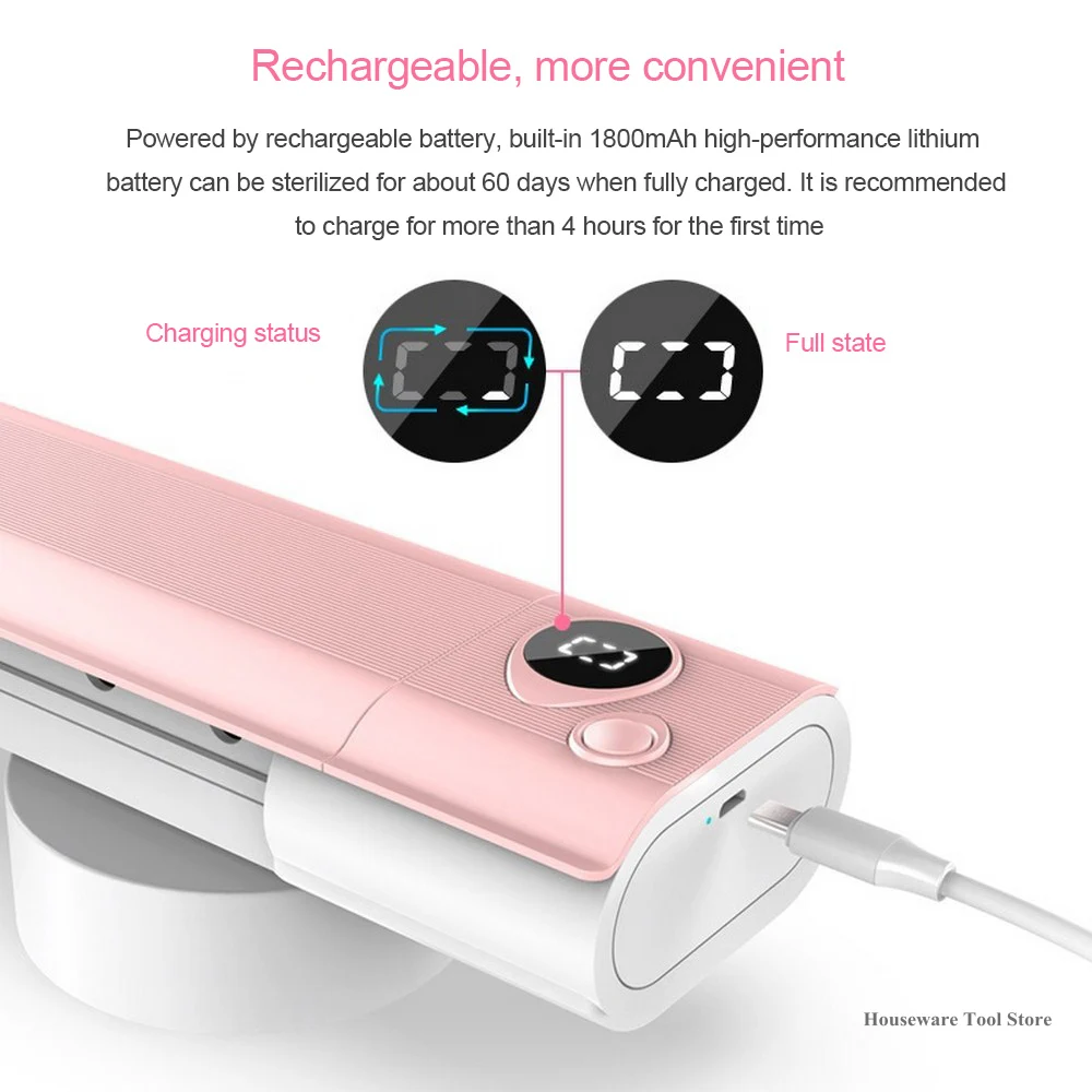 

Ultraviolet Electric Toothbrush Sterilizer Wall Mount Toothbrush Storage Box