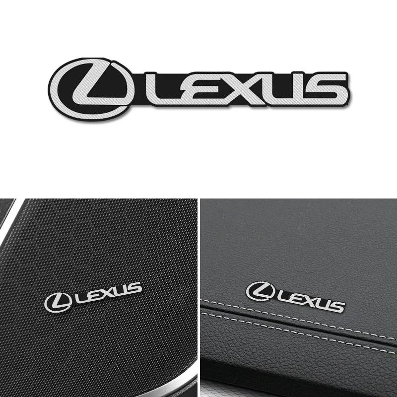 4/10 шт. декоративные автомобильные наклейки на колонки Lexus IS250 IS200 CT200h GS300 LS430 RX450h LX570