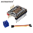 Драйвер шагового двигателя BIGTREETECH TMC2225 V1.0 UART StepStick Mute VS TMC2208 2209 для 3D-принтера SKR V1.3 MINI E3, плата управления