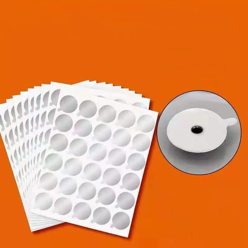 

300Pcs Disposable Sticker Pallet Eyelash Glue Holder Paper Eyelash Extension Pads Sticker Stand on Lash Supplies 2.4cm