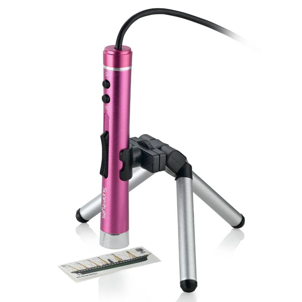 Spereyes B010-S 300X 2MP Digital USB Microscope Video Camera Handheld Magnifier Silver Portable bwith LED Skin Check | Инструменты