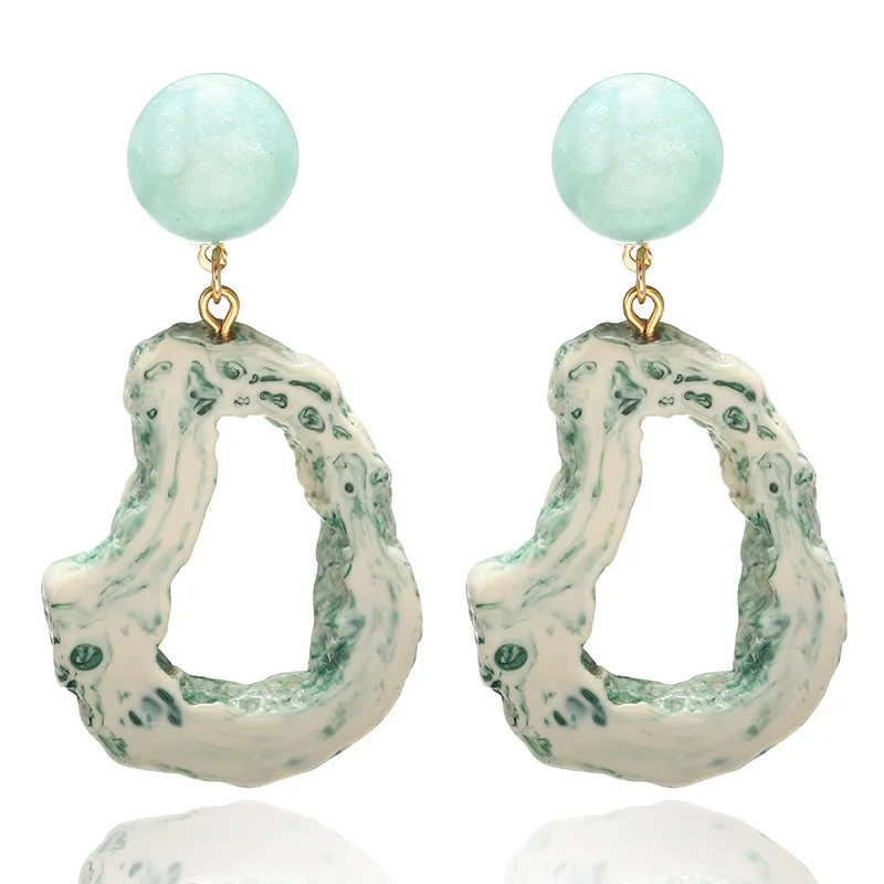 Новинка 2019 корейские серьги-капельки Сережки для женщин модные ювелирные