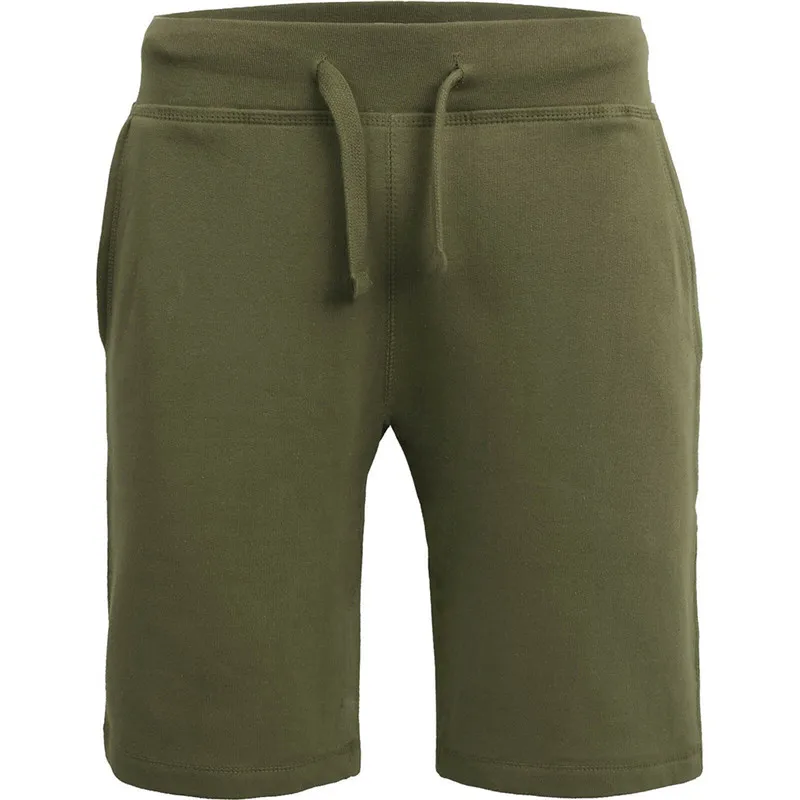 

Fleece Sweat Shorts Casual Solid Color Cotton Jogger