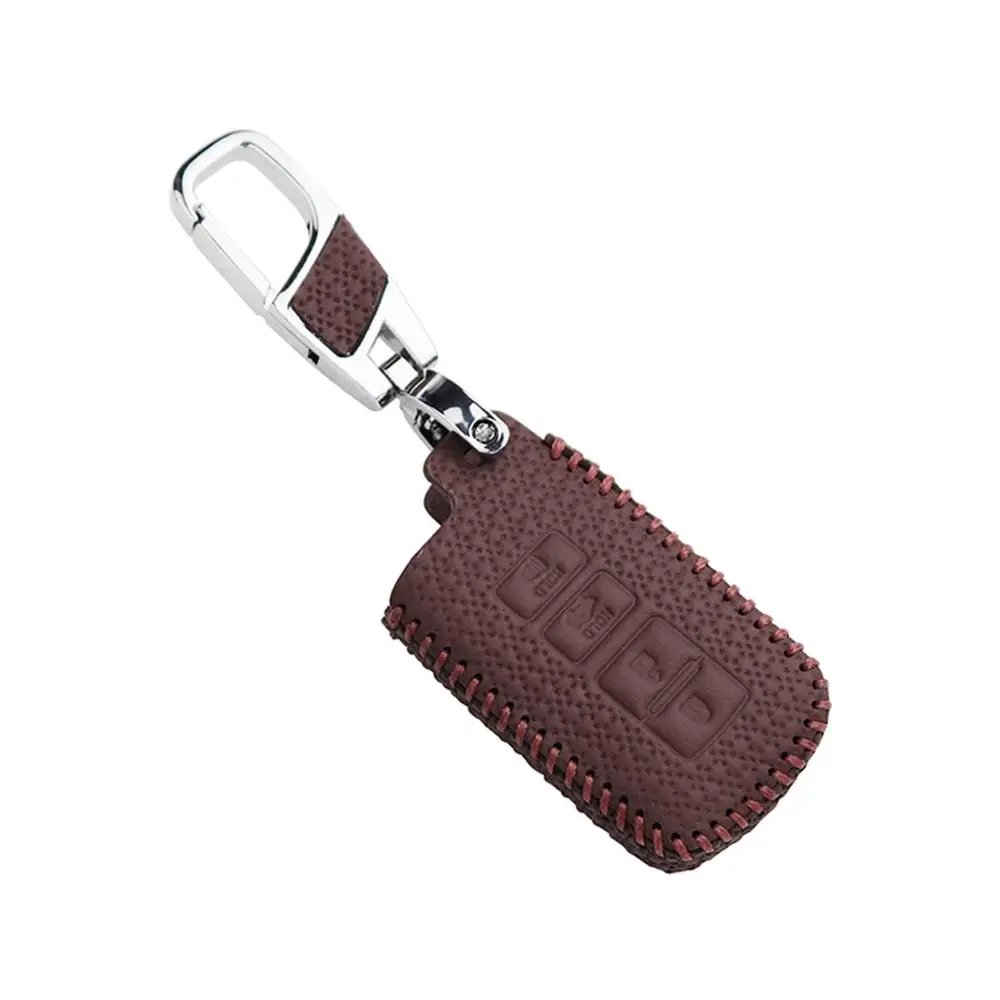 Чехол для ключей из натуральной кожи TOYOTA RAV4 Corolla (B) M36 Camry Prado Crown 2 4 кнопки