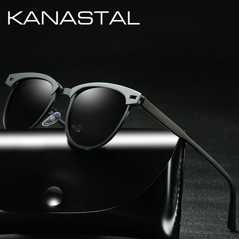 Солнцезащитные очки для мужчин и женщин UV 400 винтажные поляризационные в