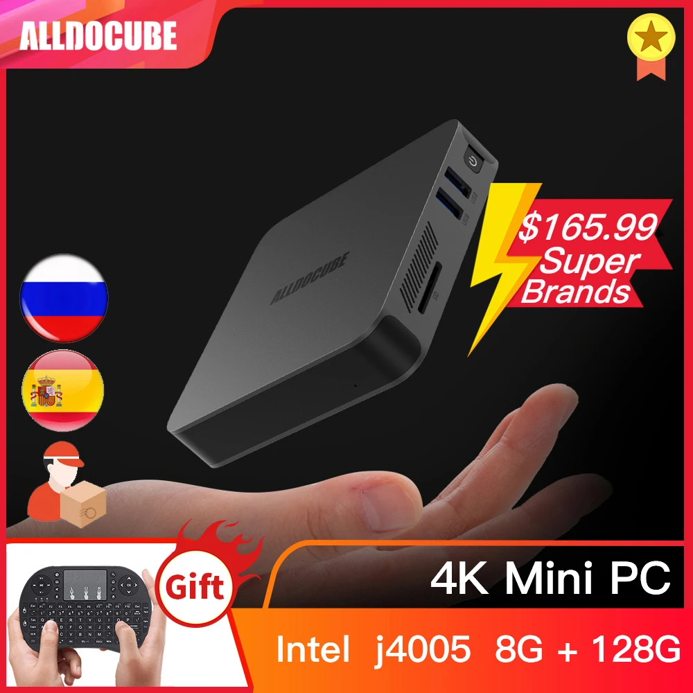 Мини-ПК Alldocube 4K Intel J4005 8 + 128 ГБ Windows 10 | Компьютеры и офис
