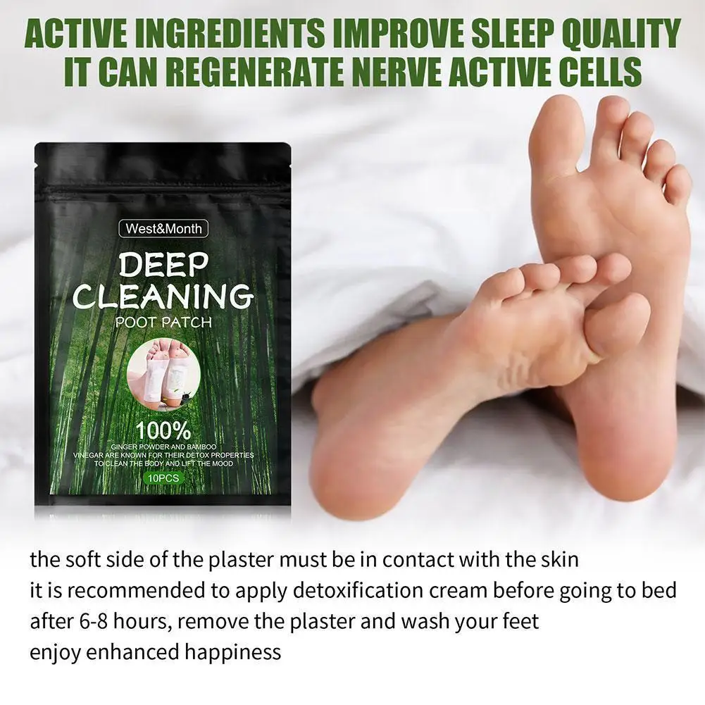 

1pcs Detox Foot Patches Pads Natural Detoxification Detox Stress Body Foot Toxins Deodorizes Relief Slimming Patch Feet Tre K7Y4