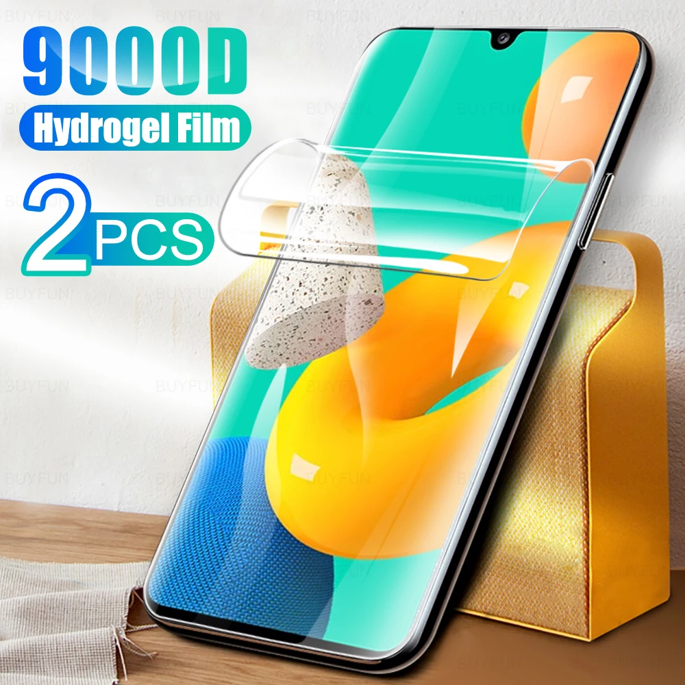 

Гидрогелевая пленка с полным покрытием, 2 шт., для samsung galaxy m32 m 32 6,4 дюйма 2021, защитная пленка для переднего экрана, не стекло на samsung galaxi m32