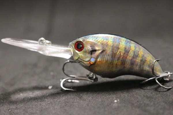 HC733X466 wLure 11g 8.5cm Deep Water Real Skin Painting Tight Floating Crankbait Cutting Blade Treble Hooks Fishing Lures HC733 - Цвет: HC733X466