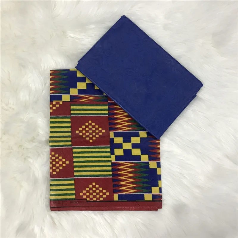 24 4 ярда полиэстер Анкара восковая ткань тиснение Chitenge Ghana Kente печатная восковая ткань Африканская Kitenge принт восковая ткань AW30 - Цвет: 24