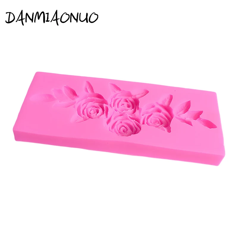 Кухонная Форма для маффинов розы инструменты украшения тортов силиконовые