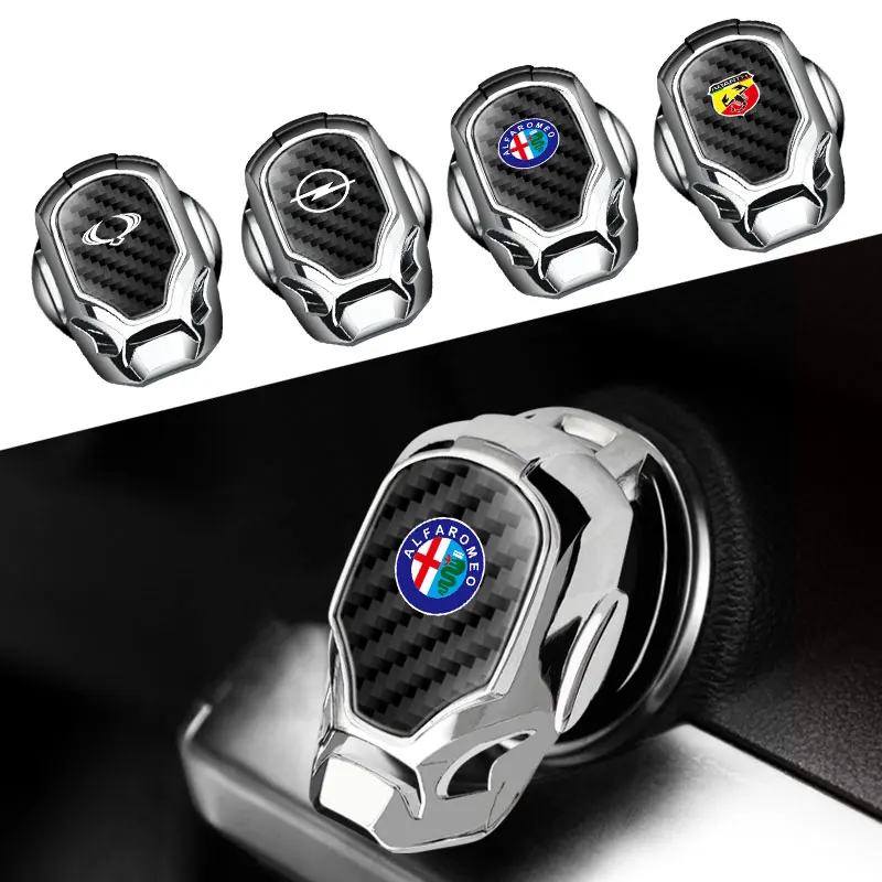 

1pcs Engine Ignition Start Stop Button Protective Cover Decoration Sticker For Subaru STI Forester WRX BRZ WRC Tribeca Outback
