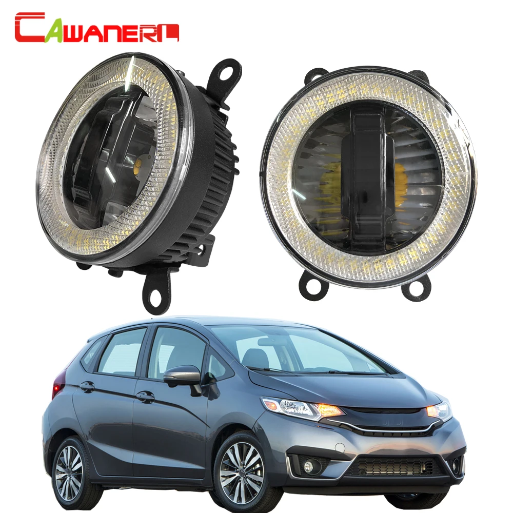 Cawanerl для Honda Fit 2015 2016 2017 2018 автомобильные аксессуары светодиодные противотуманные