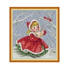 Набор для вышивки крестом Joy Sunday DMC, полностью отсчитываемая ткань Aida, 14 сшивания крестиком, печать на холсте, вышивка DMC, рукоделие