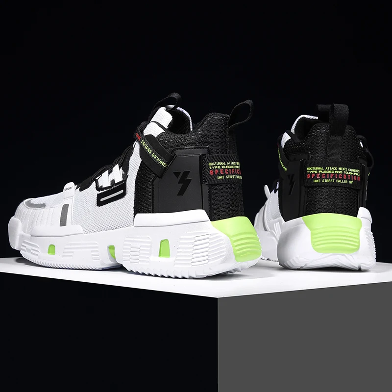 Кроссовки мужские белые повседневные быстровязаные оригинальные люксовые для