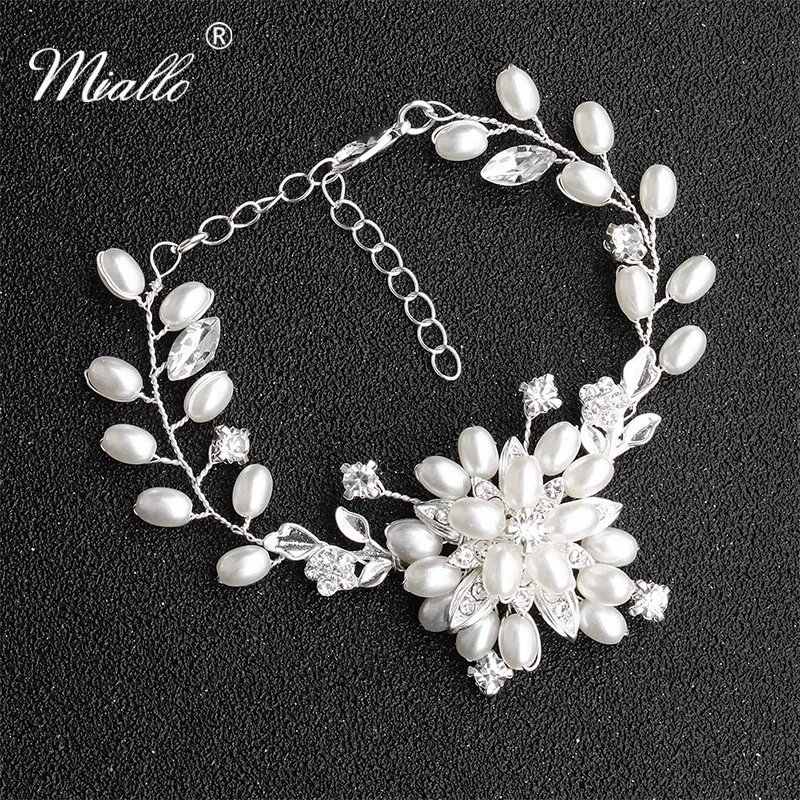 Miallo классический свадебные браслеты для женщин ручной работы австрийский