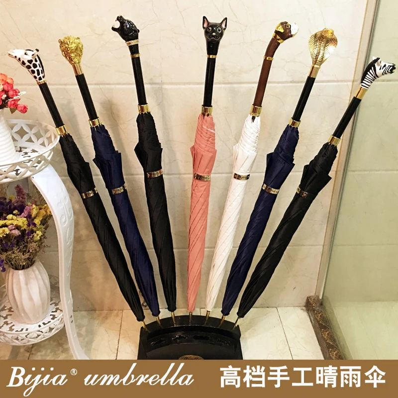 Prezzo Ombrello A Manico Lungo Business Antivento Protezione Uv Adulto Ombrello Grande Moda Outdoor Paraguas Mujer Rain Gear BD50UU