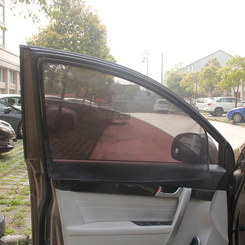 

1Pc Magnetic Car Sun Shade UV Protection Car Summer Protection Window Film Curtain Car Window Sunshade Side Window Mesh