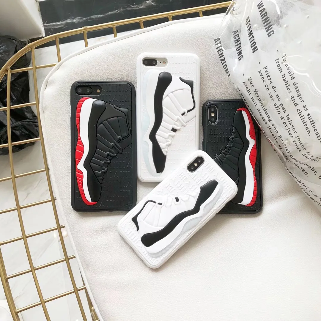 3D спортивная обувь чехол для телефона для Iphone 6 6S 7 8 Plus X XR XS MAX