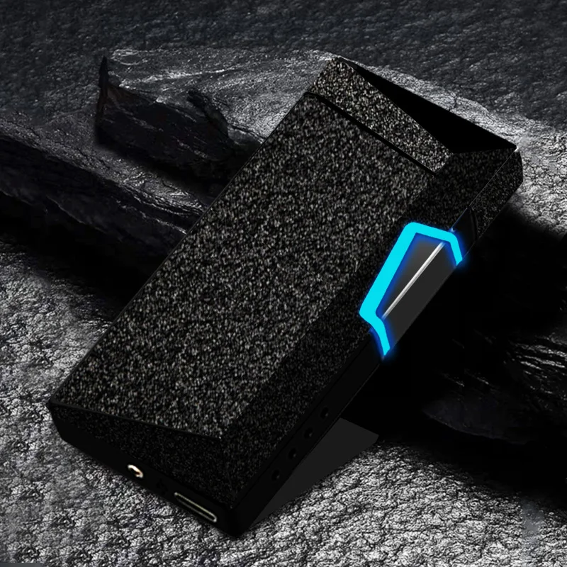 Плазменная электрическая зажигалка USB для сигарет курение двойная дуга