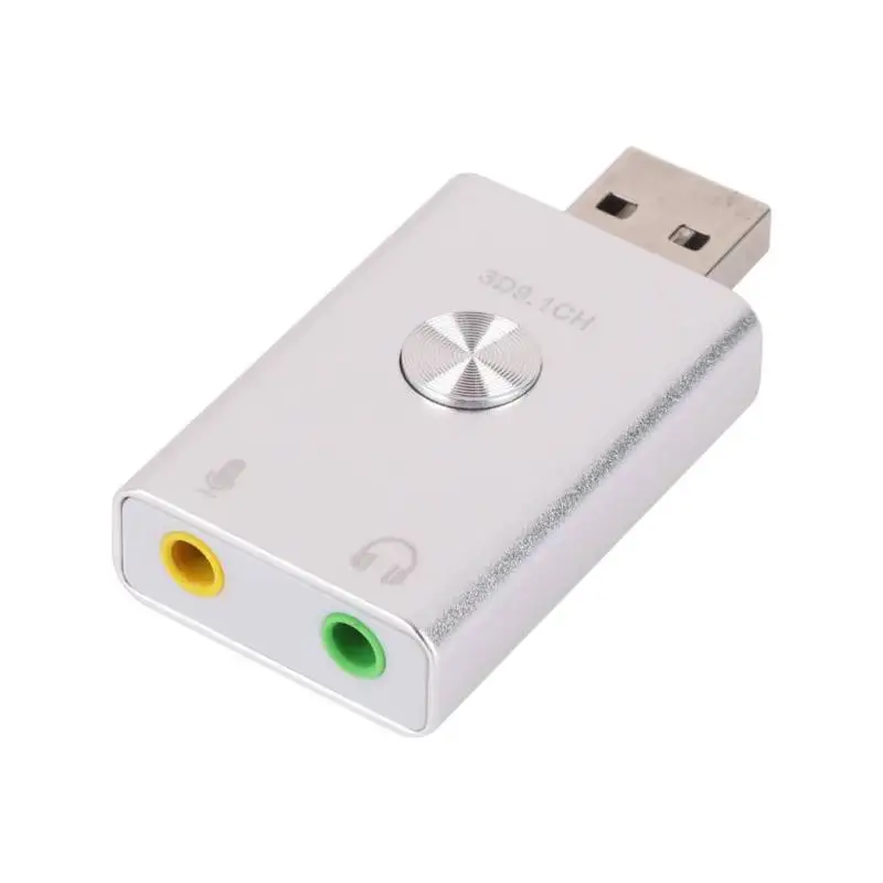Высококлассный USB 3 1 внешняя звуковая карта адаптер Plug-and-play Конвертер Разъем для