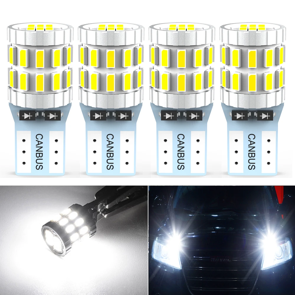 

Светодиодсветильник лампа Canbus T10 W5W 3014 30SMD 196 168, 12 В, без ошибок