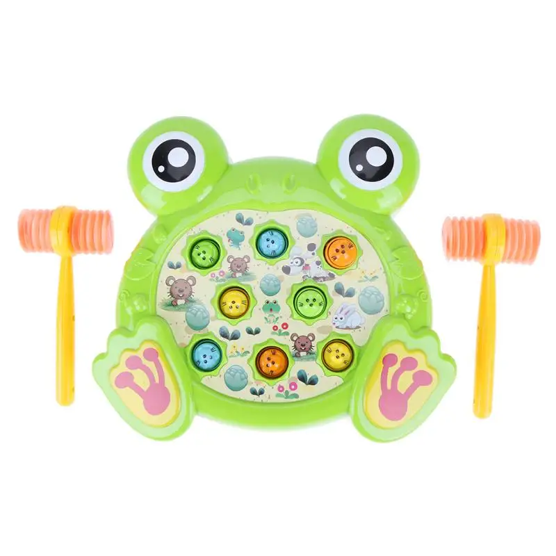 

Early Educational Baby Toys Electric Play Hamster Music Toys Hammer Children Family Games Frog Hamster Toys Gift for Children