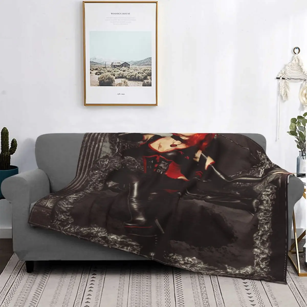 

Bloodayne-colcha a cuadros para cama, cobertor de cama de 90, 220x240, 2 y 1 manta