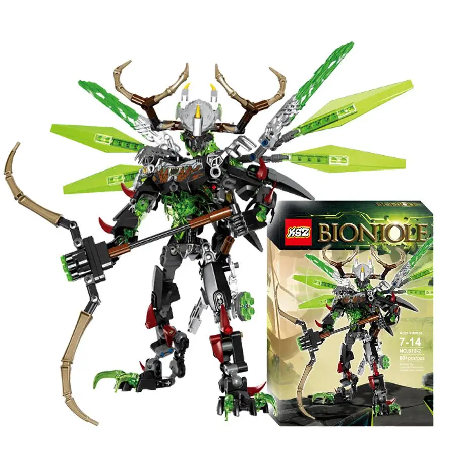 

BIONICLE 261pcs Umarak Uxar figures Building Block Toys For Boys Compatible All Brands 71310+71300 BIONICLE Toys Gift