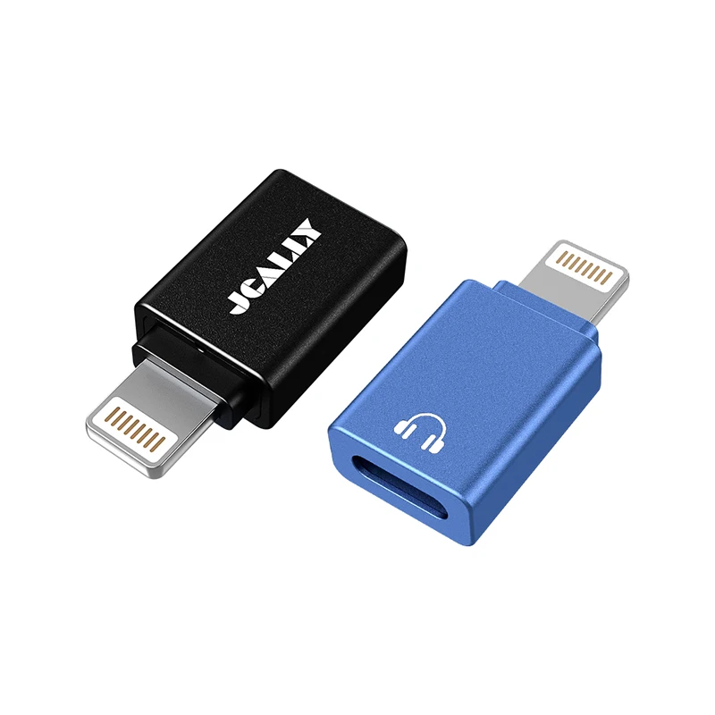 

JCALLY OTG 8pin adapter Lightning to USB C Type C headset conversion U disk card reader transmission for iphone