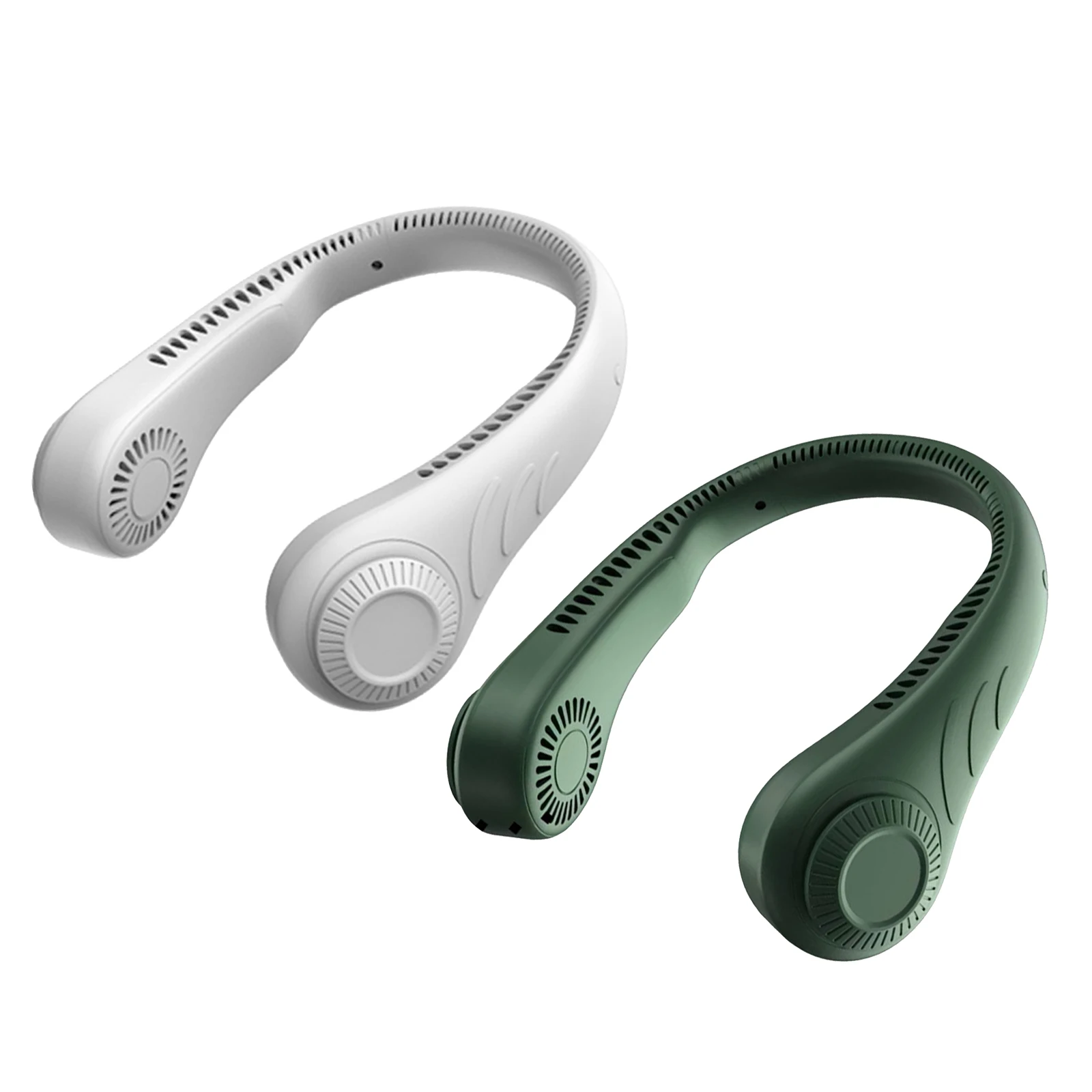 

Bladeless Hanging Neck Fan Portable Sport Fan Wearable Personal Fan Rechargeable Cooling USB Powered Desk Fan with 3 Speed