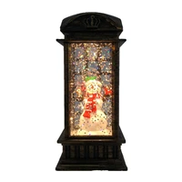 snowman water injection telephone booth wind lantern christmas lights led lights for bedroom fairy lights christmas gifts