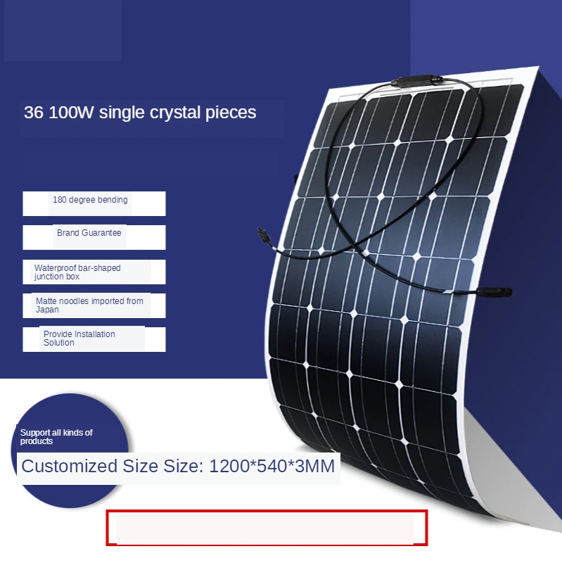 Online Panel Tenaga Surya/Solar Panel 12 V Volt Baterai Ponsel Charger 12 V DC Mini Solar Kit DIY Untuk Portable Mobil Bus RV Eksternal Baterai
