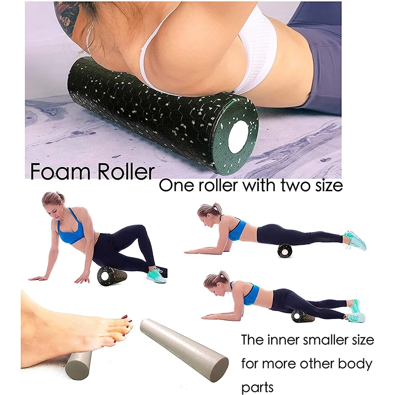 

Quality Trigger Point Foam Roller Set High Density Massage Roller Peanut Ball for Neck Back Muscles Deep Tissue Massage