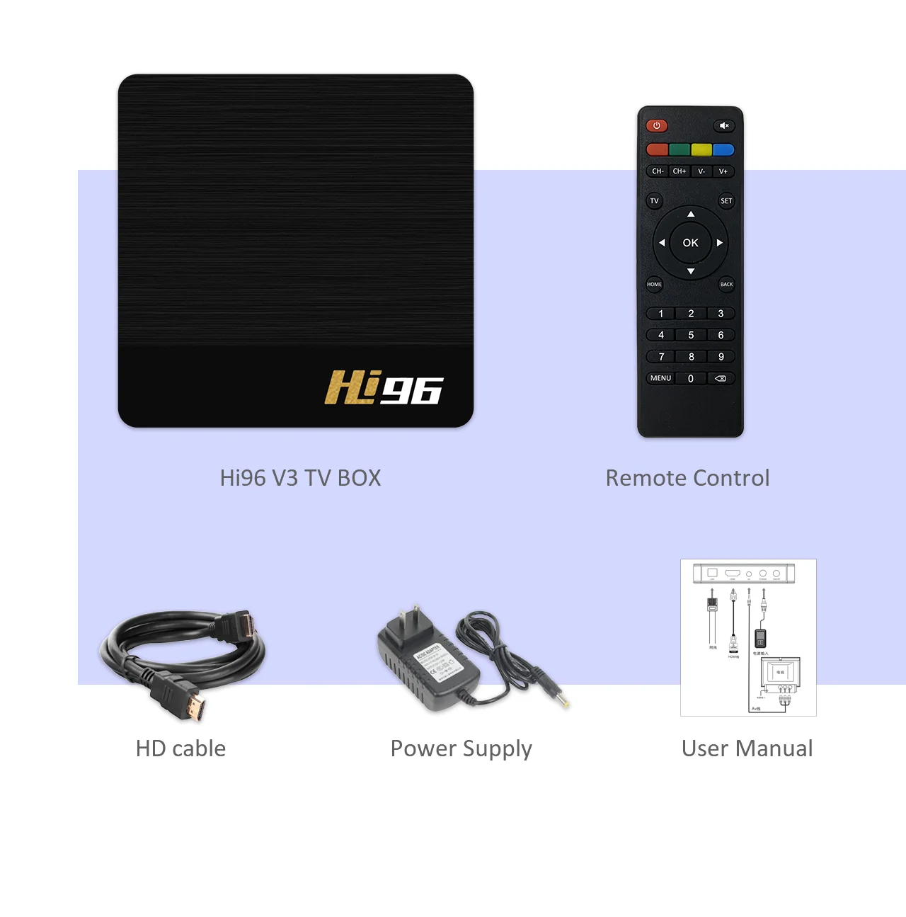 Приставка Smart TV Box Hi3798M Android 9 0 Hi96 1 + 8 Гб 2 4/5G Wi-Fi медиаплеер 4K vs x96 max | Электроника