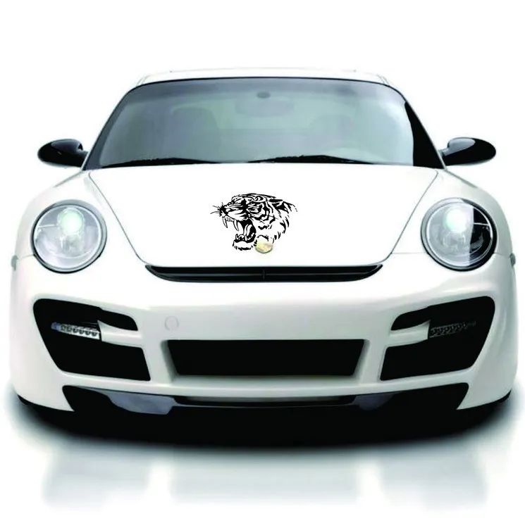 

28X28CM Meditation tiger Vinyl Decals Car Sticker Reflective Car-styling accessories Motorcycle Individualization