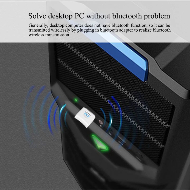 USB Wireless Bluetooth 5.0 Receiver Adapter Protable For Car Home Headset/Speaker Hands-Free Calling Stereo Audio Music | Электроника