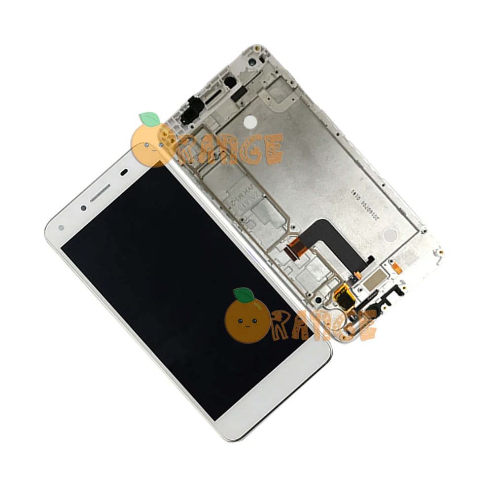 Сенсорный ЖК-дисплей для huawei Y6 II Compact Honor 5A LYO-L01 LYO-L21 LYO L01 L21, сенсорный ЖК-дисплей с рамкой - Цвет: White with Frame